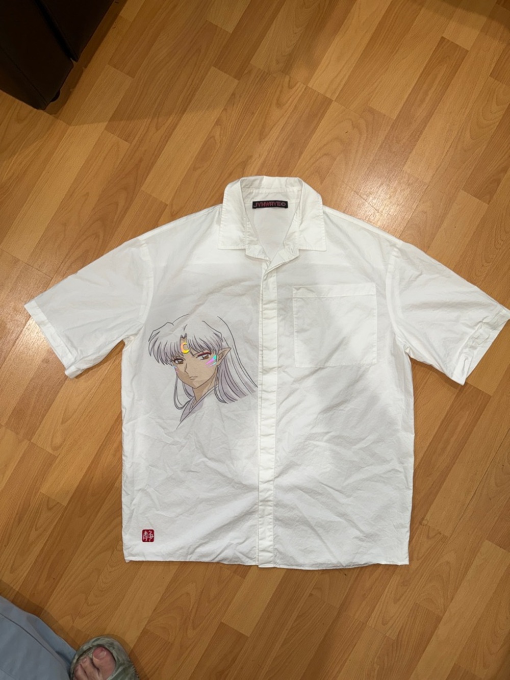 JYN WAYE INUYASHA  SHORT SLEEVE BUTTON DOWN